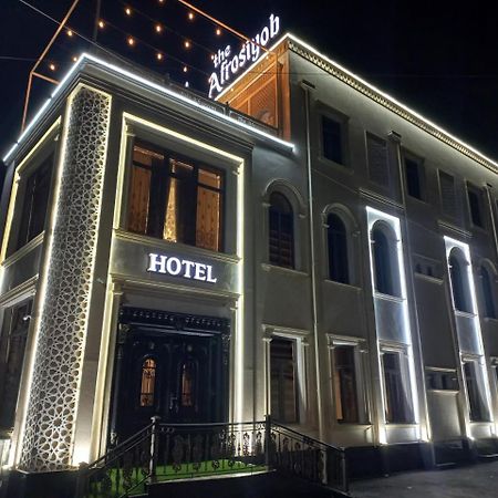 The Afrosiyob Ok Hotel Samarkand Bagian luar foto